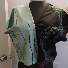Mi Proyecto del curso: Diseño de prendas artesanales desde cero. Un progetto di Artigianato, Fashion design, Ricamo, Cucito e DIY di Lina Rojas Camargo - 17.06.2021