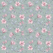 Mi Proyecto del curso: Ilustración en acuarela de patrones digitalizado . Design, Traditional illustration, Pattern Design, and Printing project by Caro Crz - 06.18.2021