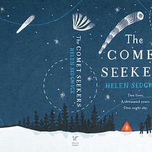 The Comet Seekers - Book Cover Design. Design, Traditional illustration, and Embroider project by Chloe Giordano - 06.18.2021