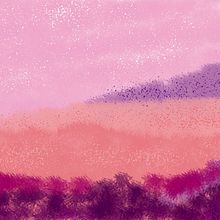 Atardecer Rosado. Een project van Digitale illustratie y  Artistieke tekening van Elena García - 18.06.2021