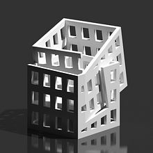 Architecture Anomaly 7 - Box Mitosis. Un progetto di Architettura, Illustrazione architettonica, Illustrazione tradizionale, Design e Modellazione 3D di Saul Kim - 18.06.2021