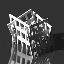 Architecture Anomaly 34 - Wall Chain. Un progetto di Architettura, Illustrazione architettonica, ArchVIZ, Illustrazione tradizionale e Design di Saul Kim - 18.06.2021