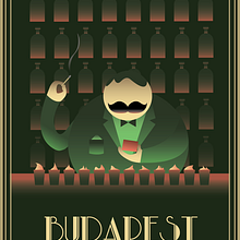 My project in Art Deco Style for Digital Illustration course. Traditional illustration, Fine Arts, Poster Design, and Digital Illustration project by Robin Hegedűs - 06.18.2021