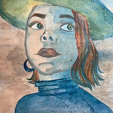 Mi Proyecto del curso: Ilustración y caracterización de personajes con acuarela-Autorretrato. Un progetto di Illustrazione tradizionale, Character design, Pittura e Pittura ad acquerello di Margarita Nieva - 19.06.2021