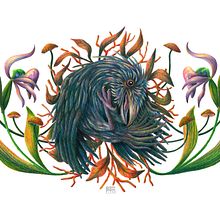 Mi Proyecto del curso: Ilustración surrealista inspirada en la naturaleza. Projekt z dziedziny Trad, c, jna ilustracja, R, sunek ołówkiem,  R, sunek,  R, sunek art, st, czn, Ilustracja naturalist i czna użytkownika Viridiana Benitez Mendoza - 18.06.2021