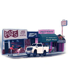 Illustrations and studies from travel. Un progetto di Pittura, Illustrazione digitale, Pittura digitale e Character design di Michael Relth - 19.06.2021