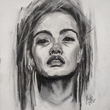 My project in Artistic Charcoal Portraiture: Creating Atmosphere course. Ilustração tradicional, Artes plásticas, Desenho, Desenho de retrato, Desenho realista, e Desenho artístico projeto de Pankti Pathak - 18.06.2021