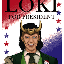Loki para Presidente. Un progetto di Illustrazione tradizionale di Carlos Robaert - 17.06.2021