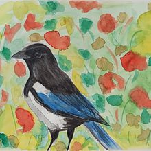 Mi Proyecto del curso: Naturaleza ilustrada: una exploración creativa. Un proyecto de Ilustración tradicional, Pintura, Dibujo, Pintura a la acuarela, Ilustración con tinta e Ilustración naturalista				 de Alexandra Neagu - 19.06.2020