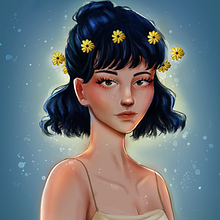Meu projeto do curso: Retrato digital no Photoshop com um toque de fantasia. Traditional illustration, Drawing, Digital Illustration, Portrait Drawing, Digital Drawing, and Digital Painting project by julia Escarelli - 06.18.2021