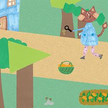 Mi Proyecto del curso: Técnicas de ilustración para narrativa infantil. Traditional illustration, Character Design, Paper Craft, Drawing, Digital Illustration, Children's Illustration, and Narrative project by Graciela Muniz Berón - 06.20.2021