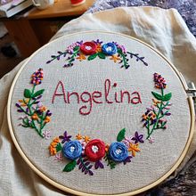 My first self drafted embroidery. Arts, and Crafts project by Aurore De Mesquita - 06.20.2021