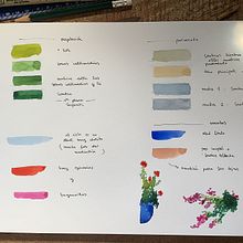 My project in Watercolor Travel Journal course : Une journée à Ayamonte, Huelva. Traditional illustration, Watercolor Painting, Architectural Illustration, and Sketchbook project by mmdelgado - 06.20.2021