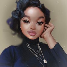Stylistic self portrait  Ein Projekt aus dem Bereich Traditionelle Illustration von Eunice Adeyi - 10.12.1998