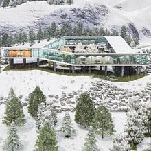 Elevated Mountain House. Een project van Architectuur, Interactief ontwerp y  3D-modellering van Ehab Alhariri - 20.06.2021