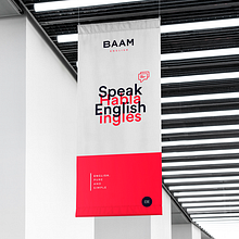BAAM English. Un progetto di Design, Graphic design, Direzione artistica, Web design, Br, ing, Br e identit di Paloma Avila Pino - 20.06.2021