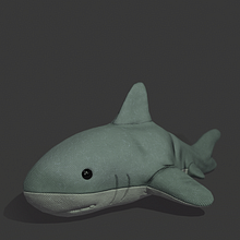 Peluche Tiburon. 3D, Video Games, Art To, and s project by Mario Blanco Rivas - 06.20.2021