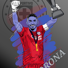Chuy (Campeón) Liga MX Guardianes 2021 Ein Projekt aus dem Bereich Design, Traditionelle Illustration, Werbung, Sketchbook, Zeichnung, Artistische Zeichnung, Digitale Zeichnung, Digitale Illustration, Realistische Zeichnung, Porträtzeichnung, Comic und Manga von Edson Horacio Camarillo - 20.06.2021