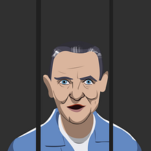 Hannibal Lecter. Traditional illustration project by Francisco Bonett - 06.21.2021
