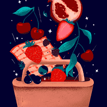 Meu projeto do curso: Ilustração flat com Photoshop. Traditional illustration, Digital Illustration, and Digital Painting project by Carolina Traldi - 06.21.2021