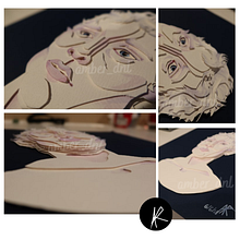 My project in 3D Portraits with Paper Layers course. Arts, Crafts, Fine Arts, and Paper Craft project by Amber - 06.02.2021