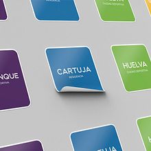 INSTALACIONES DEPORTIVAS DE ANDALUCÍA DISEÑO DE IMAGEN CORPORATIVA Ein Projekt aus dem Bereich Design, Br, ing und Identität, Logodesign, Werbung, Grafikdesign, T und pografisches Design von DIKA estudio - 13.05.2021