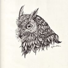 Owl. Een project van Traditionele illustratie van imwilhelmis - 14.10.2020