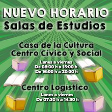 Cartel con nuevo horario de las salas de estudios. Design, Traditional illustration, and Advertising project by Carlos Delgado López - 06.21.2021