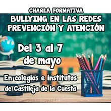 Cartel para charla formativa sobre bullying en las redes. Design, Traditional illustration, Advertising, Events, Character Design, Graphic Design, and Marketing project by Carlos Delgado López - 06.21.2021