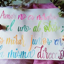Mi Proyecto del curso: Caligrafía itálica con brush pen. Calligraph project by Marta López Martín - 06.21.2021