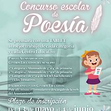 Cartel para el concurso escolar de poesía. Design, Traditional illustration, Advertising, Graphic Design, Marketing, and Events project by Carlos Delgado López - 06.21.2021