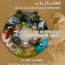Cartel para la exposición fotográfica "Naturaleza viva". Design, Traditional illustration, Advertising, Events, Graphic Design, and Marketing project by Carlos Delgado López - 06.21.2021