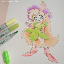 Coloreado con marcadores para dibujo manga. Un proyecto de Ilustración tradicional, Cómic, Teoría del color y Manga de Carty Party - 21.06.2021