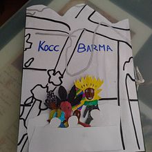La leyenda de Kocc Barma. Traditional illustration, Editorial Design, Paper Craft, Stor, telling, Bookbinding, Children's Illustration, DIY, and Narrative project by Gaia Renace - 06.21.2021