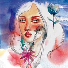 Mi Proyecto del curso: Retrato ilustrado en acuarela. Un projet de Illustration traditionnelle, Beaux Arts, Peinture, Dessin, Aquarelle, Dessin de portrait , et Dessin artistique de Anabel de León - 21.06.2021