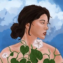 My project in Digital Fantasy Portraits with Photoshop course. Un projet de Illustration traditionnelle, Dessin, Illustration numérique, Dessin de portrait, Dessin numérique , et Peinture numérique de Elizabeta Anastasova - 21.06.2021