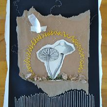 Mi Proyecto del curso: Técnicas de bordado experimental sobre papel Ein Projekt aus dem Bereich Bildende Künste, Collage und Stickerei von Bárbara Quiroga Pérez - 21.06.2021