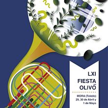 Cartel FIESTA del OLIVO (Mora, Toledo). Un progetto di Illustrazione tradizionale e Design di poster  di Sergio CC - 21.06.2021