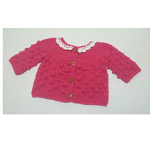 BUBBLE BABY SWEATER. Fiber Arts project by Veronica J. Correa - 07.03.2021