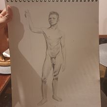 Mi Proyecto del curso: Dibujo realista de la figura humana. Traditional illustration, Fine Arts, Sketching, Pencil Drawing, Drawing, Realistic Drawing, and Figure Drawing project by Tomás Caicedo Peláez - 06.21.2021