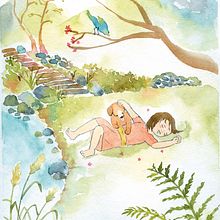 Mon projet du cours : Illustration à l’aquarelle dans le style japonais. Traditional illustration, Drawing, and Watercolor Painting project by jessica_ld - 06.22.2021