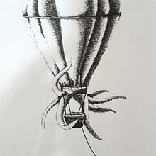  Ilustración surrealista con rotuladores: El gran escape Ein Projekt aus dem Bereich Traditionelle Illustration, Bleistiftzeichnung, Zeichnung, Realistische Zeichnung, Artistische Zeichnung und Illustration mit Tinte von Gaston Pace - 22.06.2021