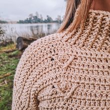 Sweater Estefanía YC. Crochet, and Fiber Arts project by Elizabeth Sepulveda Navarrete - 06.03.2021