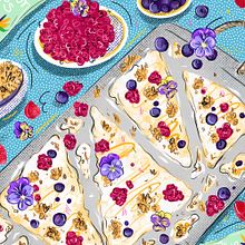 5 No-Bake Dessert Recipes That Take Less Than 10 Minutes. Traditional illustration, Digital Illustration, and Editorial Illustration project by Carina Lindmeier - 06.22.2021