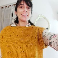 Mi Proyecto del curso: Introducción al punto con agujas circulares. Projekt z dziedziny Projektowanie dodatków,  Haft i  Tkactwo użytkownika Ximena - 23.06.2021