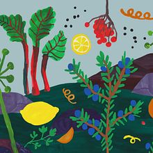 Exhibition posters for Museum. Traditional illustration, Fine Arts, Interior Architecture, Painting, Creativit, Digital Painting, and Gouache Painting project by Yoyo Nasty - 06.23.2021