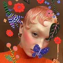 Face filters. Traditional illustration, 2D Animation, Animation, Motion Graphics, and Gouache Painting project by Yoyo Nasty - 06.23.2021