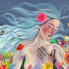 Mid summer nights dream. Traditional illustration project by Valya Papadopoulou - 06.09.2021