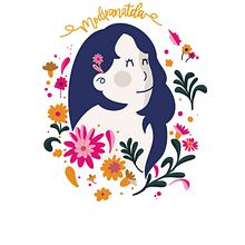 My project in Illustrated portraits with botanical elements course. Traditional illustration, Digital Illustration, Botanical Illustration, and Digital Drawing project by Mod Panatda - 06.23.2021