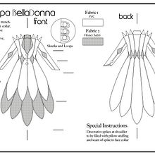 Atropa Belladonna/ Deadly Nightshade Trenchcoat.  project by Carla Coma - 06.24.2021